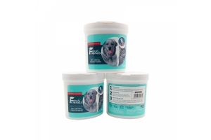 Wet wipes - thimble FRESH FRIENDS for oral hygiene, for dogs and cats.