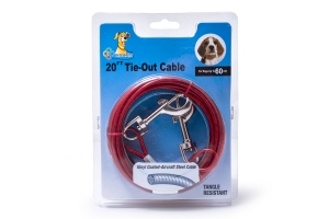 Steel rope with colored PVC coating - 6 meters up to 27 kg