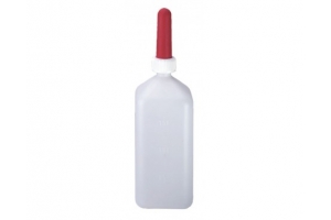 A bottle with a teat