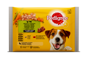 Pedigree pouch Mixed selection - Chicken and Beef, liver 4x100g