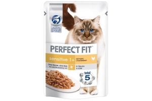 Perfect Fit SENSITIVE  Пауч За Котки Със Сьомга  85гр