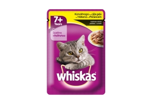 WHISKAS 7+ Pouch 100gr CHICKEN