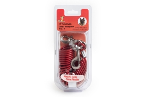 Steel rope with colored PVC coating - 3.7 - 4 meters up to 54 kg.