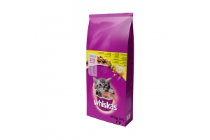 WHISKAS Junior суха храна с вкус на ПИЛЕШКО 14кг