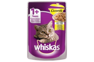 WHISKAS Casserole 1+ Pouch 85gr CHICKEN