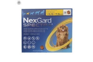 NexGard Spectra 3.5-7.5kg 1 tablet for INTERNAL AND EXTERNAL deworming