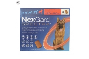 NexGard Spectra 30 - 60 kg 1 tablet for INTERNAL AND EXTERNAL deworming
