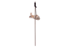 Fishing rod with mouse hemp 40 cm