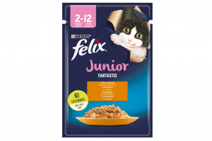 Purina Felix Fantastic JUNIOR  Pouch  85gr