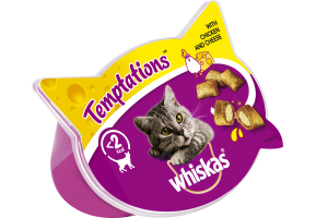 WHISKAS Temptation - ИЗКУШЕНИЕ С ПИЛЕ И СИРЕНЕ 60гр.