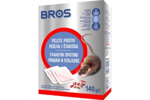 BROS GRANULES AGAINST MICE AND RATS 140 GR.