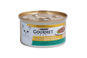 Gourmet Gold двойно удоволствие ЗАЕК И ЧЕРЕН ДРОБ 85гр