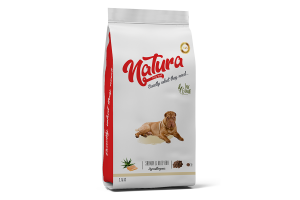 Hypoallergenic dog food with salmon and aloe vera