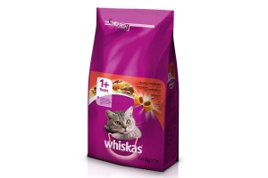 WHISKAS 1+ BEEF 1.4KG